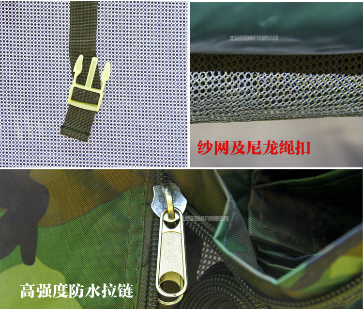 叢林迷彩戶外充氣帳篷細節